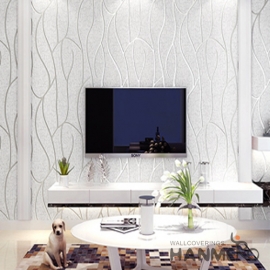 菡美洛现代简约时尚3D立体电视背景墙壁纸无纺布卧室客厅背景墙纸