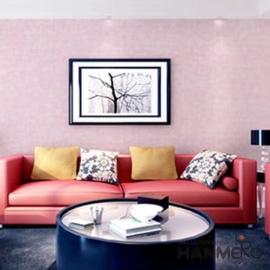 菡美洛素色无纺布墙纸现代简约无甲醛卧室粉色背景墙纯色环保客厅壁纸